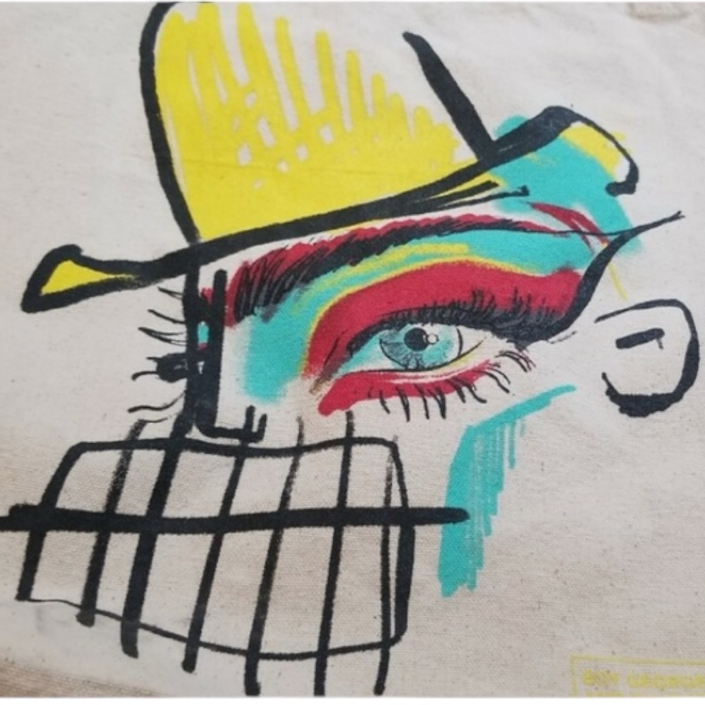 BOY GEORGE CONCERT TOUR / CULTURE CLUB Watercolor Canvas Tote Bag - Picture 4 of 5